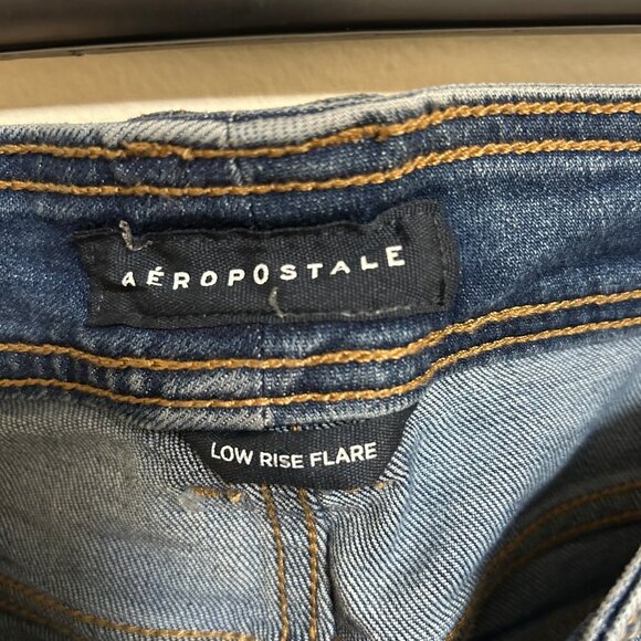 Y2K Inspired Aeropostale Low Rise Flare Jeans Sz 10 EUC - Picture 3 of 5